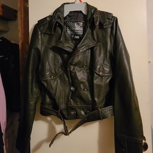 Ladies Faux leather jacket